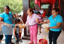 Familias celebran la gritería de penitencia en el municipio de El viejo-Chinandega Foto: Alcaldía de Chinandega entrega más de 700 nacatamales /TN8