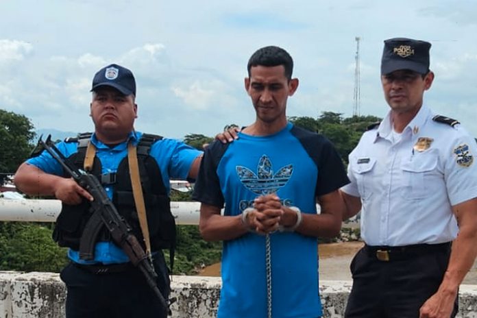 1 Foto: Detienen en Nicaragua a miembro de la Mara Sancocos de Sonsonate / Cortesía