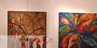 Foto: El artista Jorge Jenkins homenajea a Gaza en su exposición 'Nirvana' en Managua/TN8