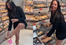 Influencer por «conseguir seguidores» deja su ropa íntima en supermercado Foto: Influencer por "conseguir seguidores" deja su ropa íntima en un supermercado / Cortesía