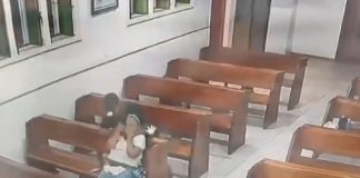 Foto: Intenta asfixiar a una señora en una iglesia de México /Cortesía