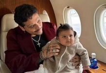 Foto: Christian Nodal y su hija Inti /cortesía