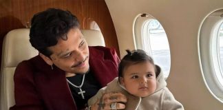 Foto: Christian Nodal y su hija Inti /cortesía