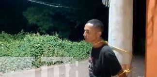 Foto: Capturan a hombre que intentó quemar a su madre en el barrio Miraflores/TN8