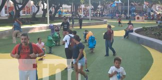 Foto: Familias disfrutan del renovado Parque Las Piedrecitas en Managua/TN8