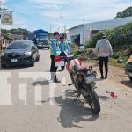 Motociclista resulta con lesiones leves tras colisión con camión en Jalapa Foto: Motociclista resulta con lesiones leves tras colisión con camión en Jalapa/TN8