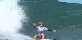 Foto: La surfista profesional Candelaria Resano, regresa a las olas en su tierra natal /TN8
