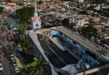 Dos personas mueren tras derrumbarse el techo de una iglesia en Brasil Foto: Tragedia en Brasil /cortesía