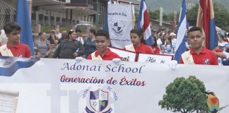 Foto: Cientos de estudiantes de la ciudad de Estelí deslumbran en desfile patrio/TN8