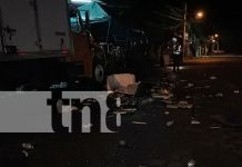 Accidente en Juigalpa, Chontales, dejó cuantiosos daños materiales sin víctimas fatales Foto: Accidente en Juigalpa, Chontales, dejó cuantiosos daños materiales sin víctimas fatales/TN8