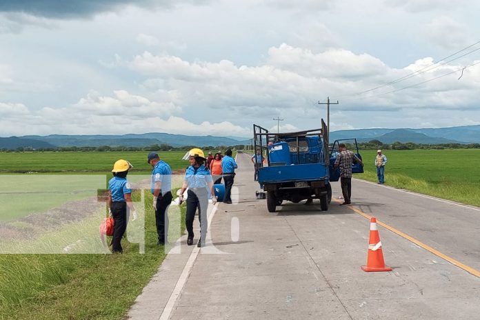 3 Foto: Forcejeo en la carretera deja como saldo un muerto y un lesionado en la carretera Malacatoya/ TN8