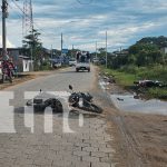 Presunta invasión de carril provoca tremendo choque de motocicletas en Jalapa Foto: Presunta invasión de carril provoca tremendo choque de motocicletas en Jalapa/TN8