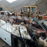 28 peregrinos pakistaníes pierden la vida en accidente de autobús en Irán Foto: Terrible accidente de autobús en Irán /Cortesía