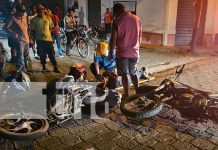 Colisión de motos en Jalapa deja a un hombre con trauma craneal Foto: Colisión de motos en Jalapa deja a un hombre con trauma craneal/TN8
