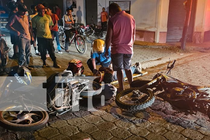 3 Foto: Colisión de motos en Jalapa deja a un hombre con trauma craneal/TN8