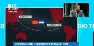 Foto: Estudio TN8 aborda el tema de la nueva ruta marítima entre Nicaragua y China