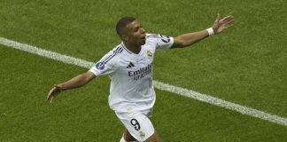 Mbappé anota gol en el primer título con Real Madrid