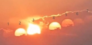 Foto: Aparecen 'siete soles' en el cielo de China /Cortesía