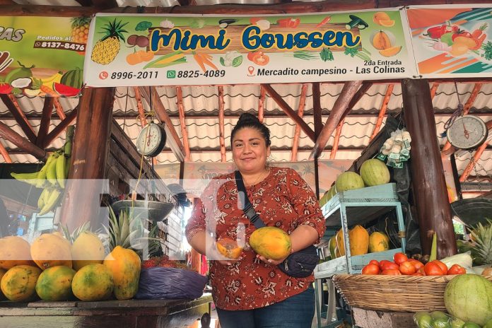 Foto: Comercializa frutas y verduras desde el mercadito campesino /TN8