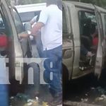 Invasión de carril por poco deja varios muertos en carretera Chinandega-León Foto: Accidente en carretera a Chinandega-León /TN8