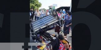 Foto: Fuerte accidente de tránsito en Carretera Norte, Managua / TN8