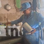 No más zancudos: MINSA visita el barrio Dignidad 4 de Mayo, Managua Foto: Brigadistas del MINSA en Managua / TN8