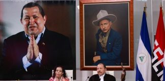 Foto: Presidente de Nicaragua, Daniel Ortega, y Vicepresidenta Rosario Murillo, en cumbre extraordinaria del ALBA-TCP