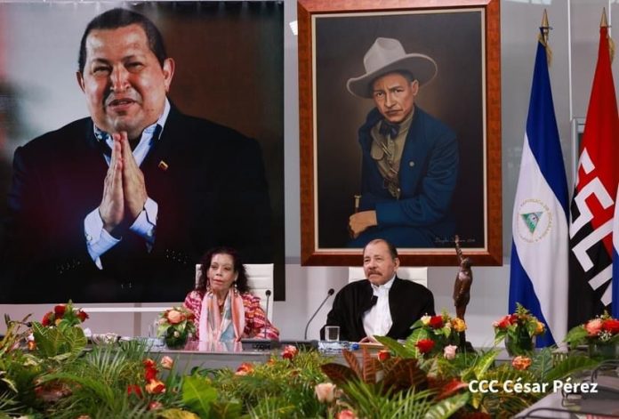 Foto: Presidente de Nicaragua, Daniel Ortega, y Vicepresidenta Rosario Murillo, en cumbre extraordinaria del ALBA-TCP Foto: Presidente de Nicaragua, Daniel Ortega, y Vicepresidenta Rosario Murillo, en cumbre extraordinaria del ALBA-TCP