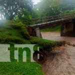 Varias comunidades de Matiguás incomunicadas por afectaciones en el puente Vilwas Foto: Afectaciones por lluvias en Matiguás / TN8