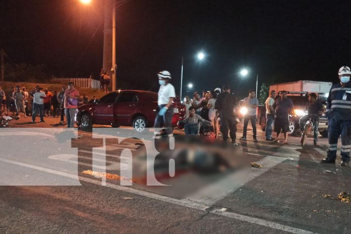 1 Foto: Joven fallece en accidente de tránsito en la Carretera Masaya-Granada/TN8