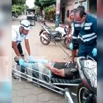 Foto: Accidente de tránsito en Rivas: Motociclista herido tras colisión con triciclo/TN8