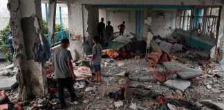 Foto: Muertos en un ataque de Israel contra una escuela en Gaza /Cortesía