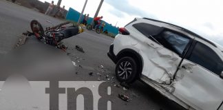 Un accidente de tránsito ocurrido la tarde de este martes en el kilómetro 27 de la Carretera Panamericana Sur, El Crucero, Managua