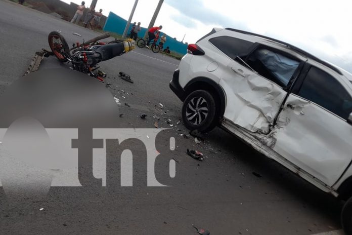 1 Un accidente de tránsito ocurrido la tarde de este martes en el kilómetro 27 de la Carretera Panamericana Sur, El Crucero, Managua