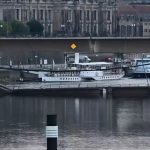 Puente histórico de Dresde cae al río Elba Foto: Puente histórico de Dresde cae al río Elba
