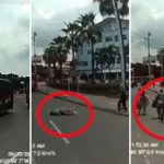 Mujer embarazada pierde a su bebé al caer de un autobús en Colombia (VIDEO) Foto: Pierde a su bebé al caer de un autobús en Colombia /Cortesía
