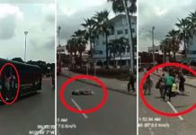 Mujer embarazada pierde a su bebé al caer de un autobús en Colombia (VIDEO) Foto: Pierde a su bebé al caer de un autobús en Colombia /Cortesía