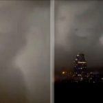 Tormenta en Turquía deja «pálidos» a todos tras una misteriosa «cara» en el cielo Foto: Tormenta en Turquía /cortesía