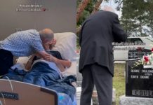El emotivo adiós de una abuelita tras 70 años de matrimonio (VIDEO) Foto: Abuelita dice adiós /cortesía