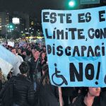 Gobierno de Argentina limita el acceso a pensiones por discapacidad Foto: Protestas en Argentina /cortesía