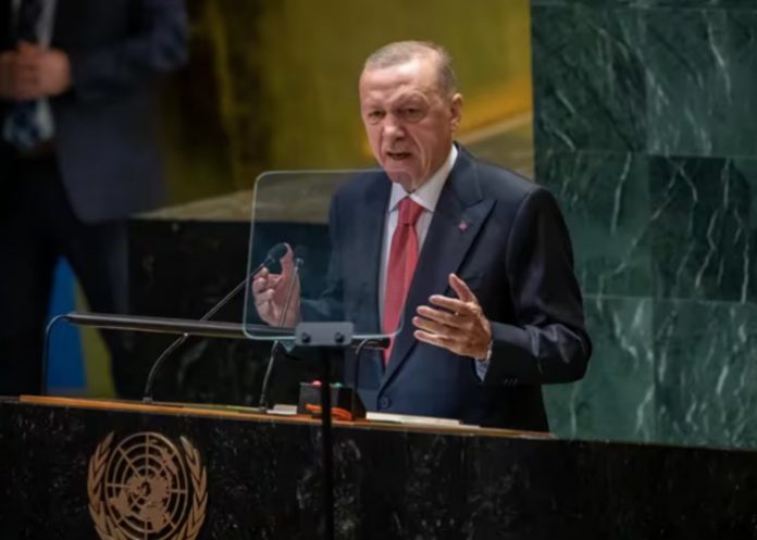 Foto: Presidente de Türkiye ante la ONU /cortesía