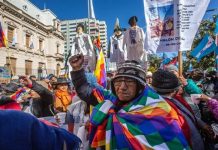 Indígenas en Argentina denuncian graves violaciones de derechos humanos Foto: Indígenas protestan en Argentina /cortesía
