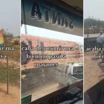 ¡Por poquito! Camioneta al borde del desastre tras impactar con un tren Foto: Camioneta al borde del desastre /cortesía