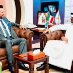 Embajador de Nicaragua se reúne con Gobernador de Mubarak Al-Kabeer
