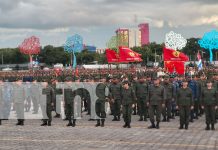 Ensayos generales para el desfile del 45º aniversario del Ejército de Nicaragua Foto: Conmemoración del 45º aniversario de la fundación del Ejército de Nicaragua/TN8