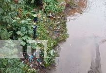 Desesperación en Chinandega: Hombre se arroja al río durante tormenta Foto: Desesperación en Chinandega: Hombre se arroja al río durante tormenta/TN8