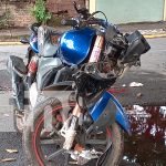 Motociclista muere tras impacto con monumento de concreto en San Judas Foto: Motociclista muere tras impacto con monumento de concreto en San Judas /TN8