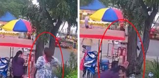 Foto: Señora cae dentro de un manjol /Cortesía