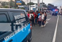 Anciana muere atropellada por un bus en peligroso cruce en Carretera Sur, Managua Anciana muere atropellada por un bus en peligroso cruce en Carretera Sur, Managua