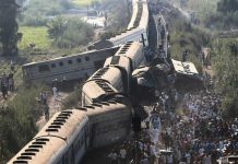 Choque de trenes en Egipto deja tres fallecidos y decenas de heridos Foto: choque de trenes al noroeste de El Cairo, Egipto/Cortesía